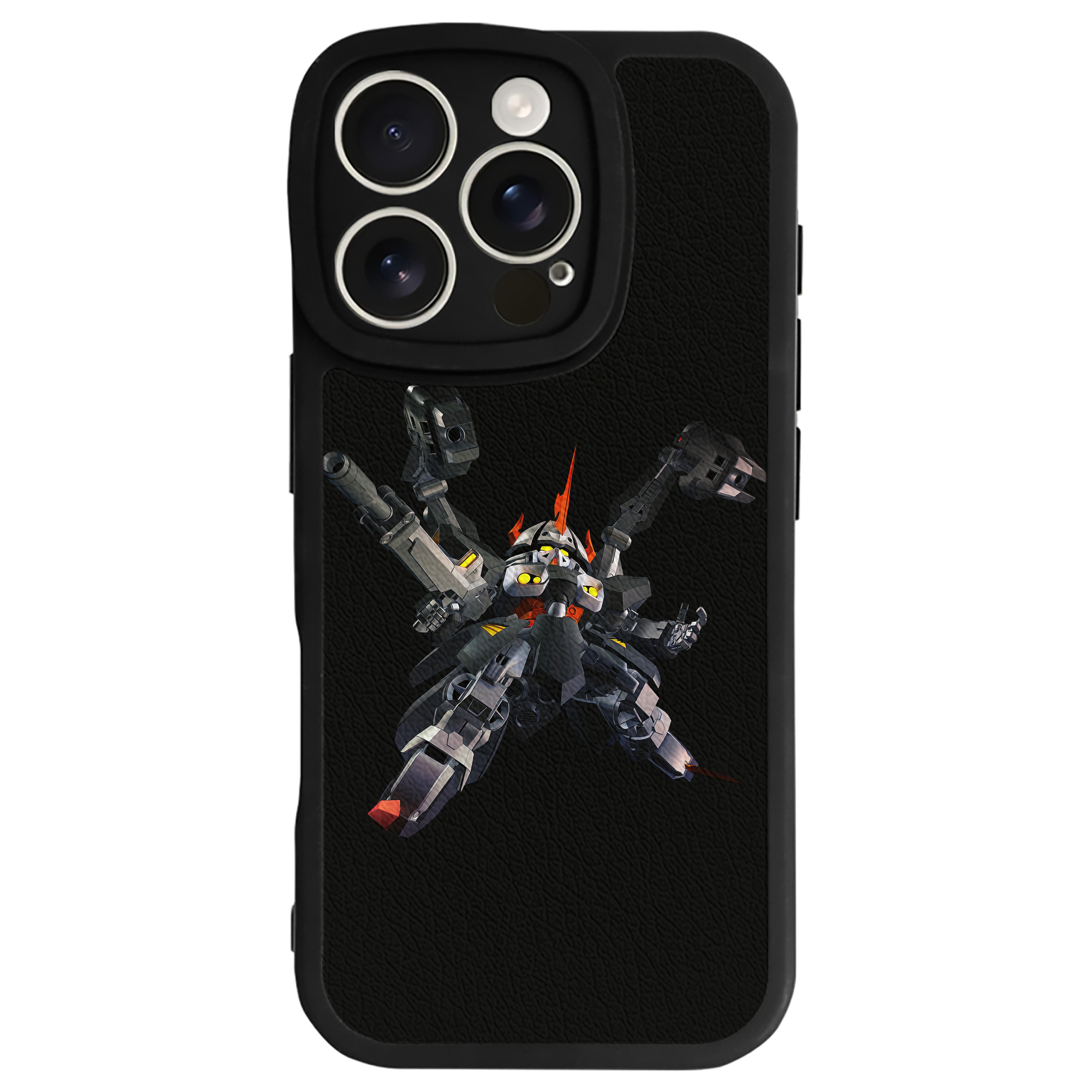 （画像用） 機動戦士ガンダム Mobile Suit Gundam 【iPhone 16シリーズ対応】シリコンスマホケース（レザー調） 材質：シリコン